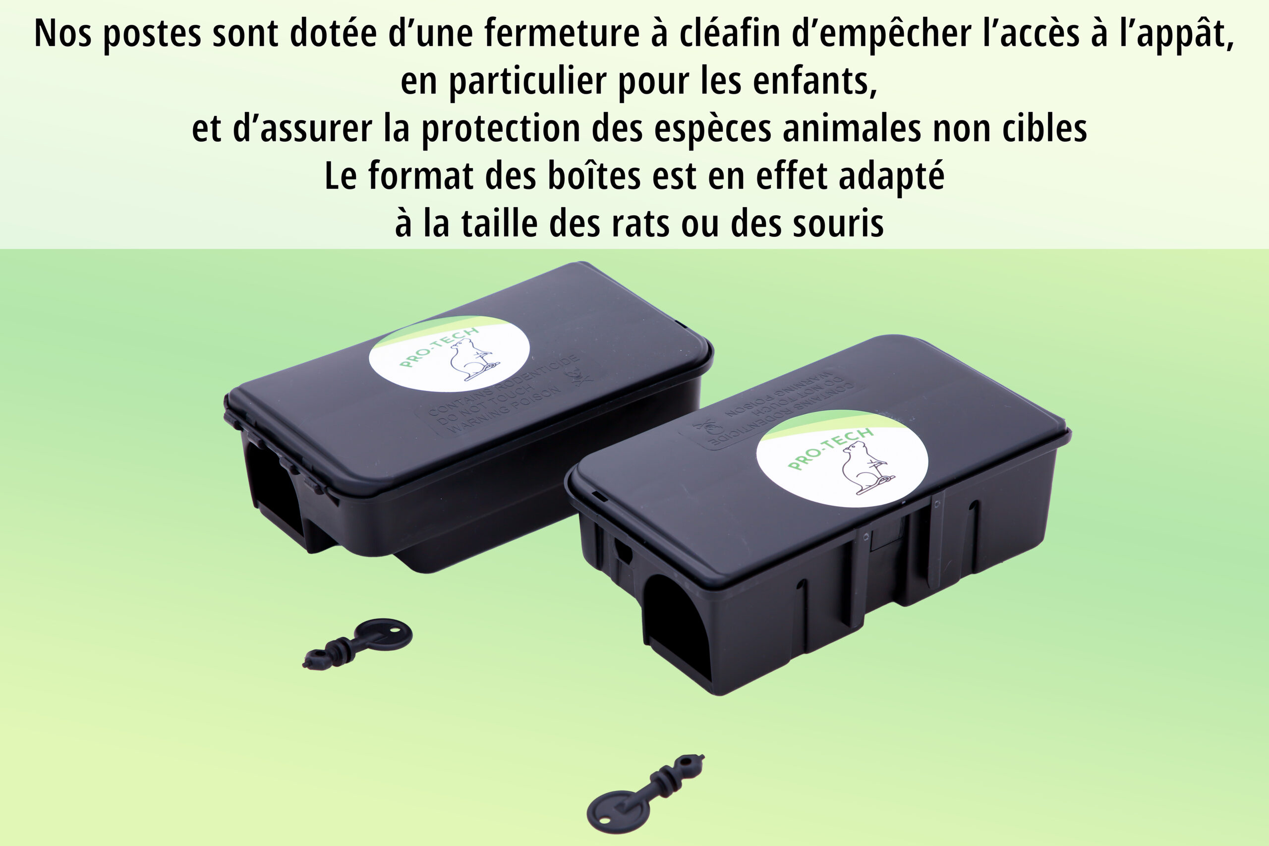 Poste d'Appâtage Sécurisé Insecticide Pro - Anti-Rats et Souris (lot de 5) – Image 4